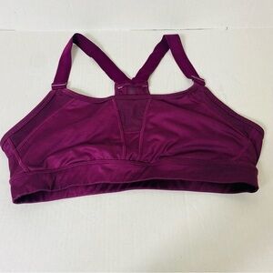 Jockey Sports Bra Maroon Racerback Adjustable Straps  Women's Size: XL